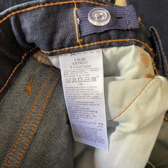 Old Navy  girls super skinny Jeans  size 6 slim  New - Picture 7 of 11